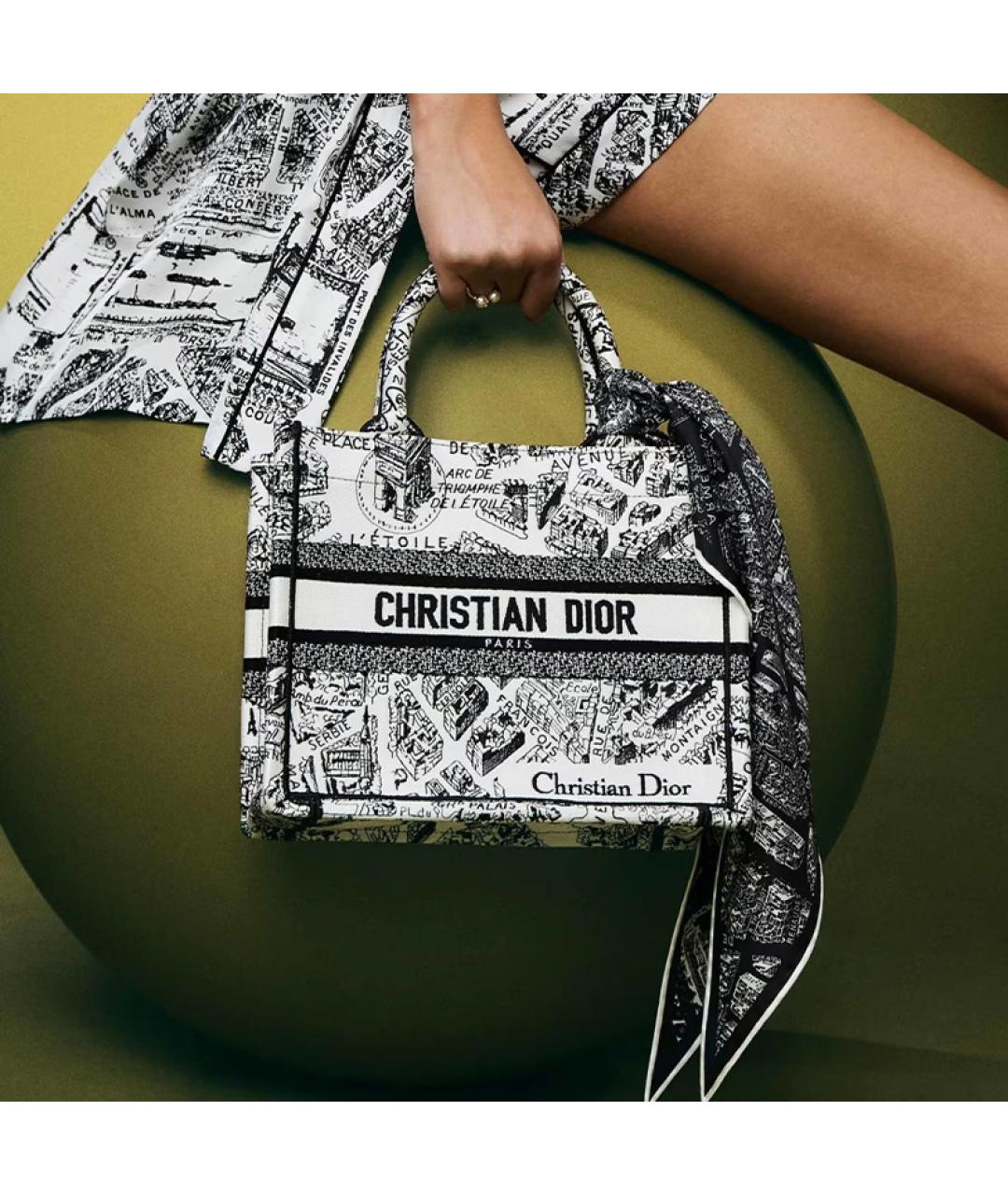 CHRISTIAN DIOR Белая сумка через плечо, фото 6