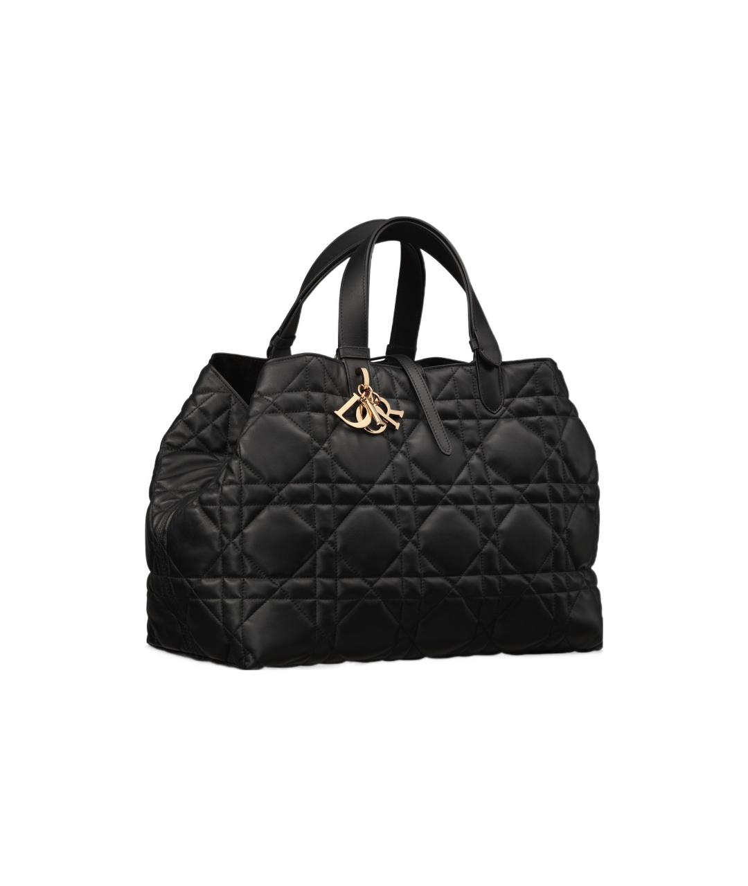 CHRISTIAN DIOR Черная кожаная сумка через плечо, фото 2