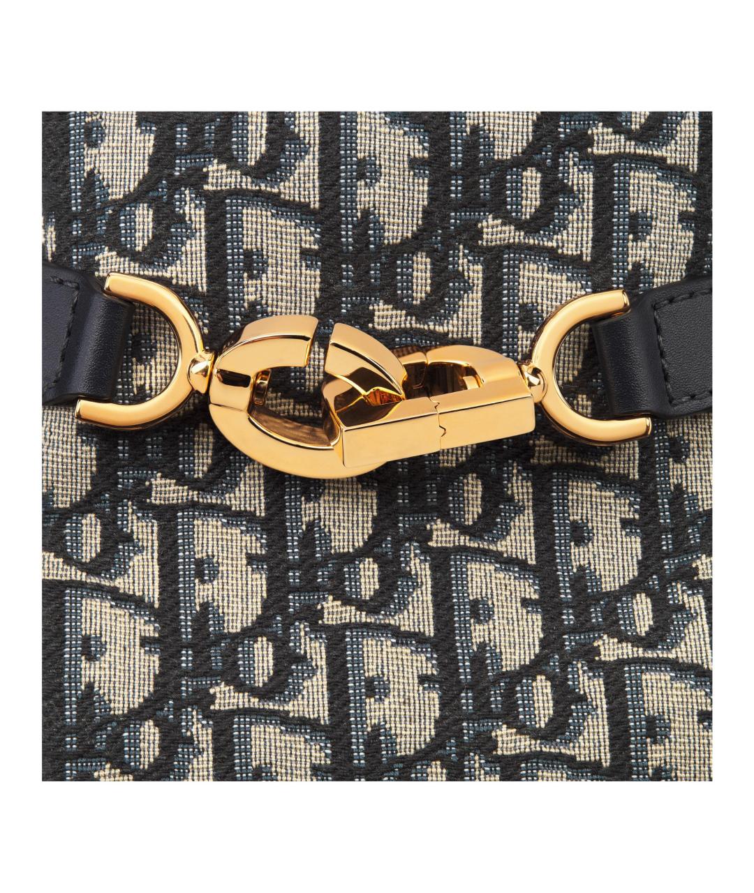 CHRISTIAN DIOR Темно-синяя сумка через плечо, фото 6