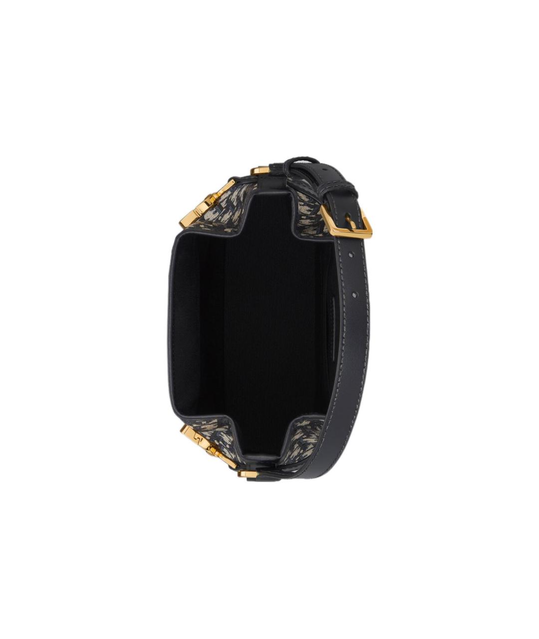 CHRISTIAN DIOR Темно-синяя сумка через плечо, фото 3