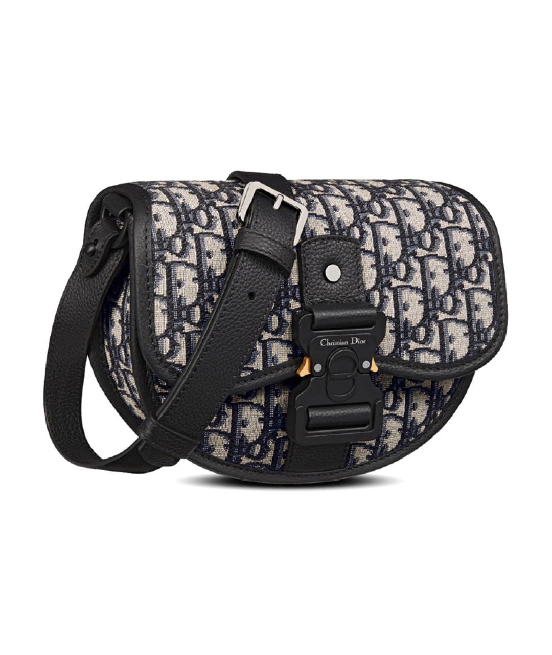CHRISTIAN DIOR Темно-синяя сумка на плечо, фото 2