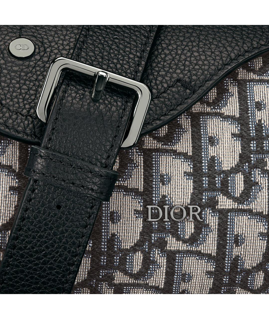CHRISTIAN DIOR Темно-синяя сумка на плечо, фото 6