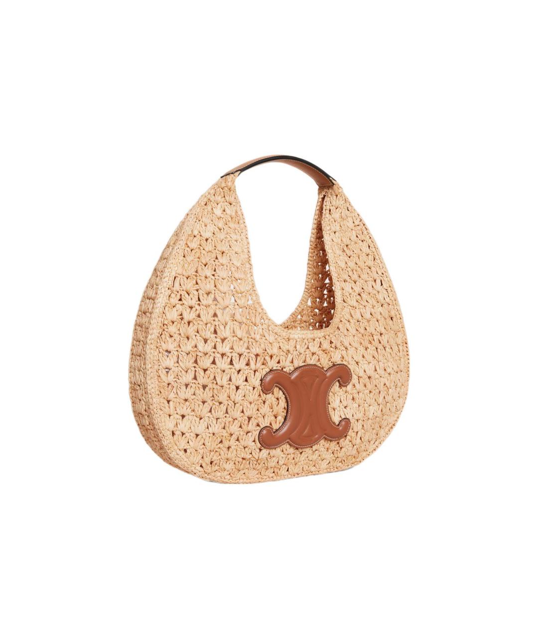 CELINE Бежевая сумка через плечо, фото 2