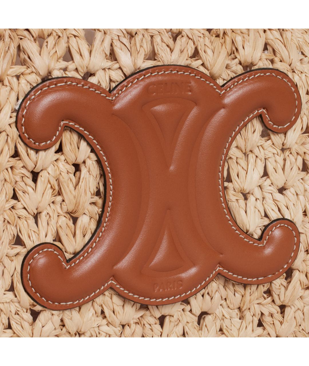 CELINE Бежевая сумка через плечо, фото 6