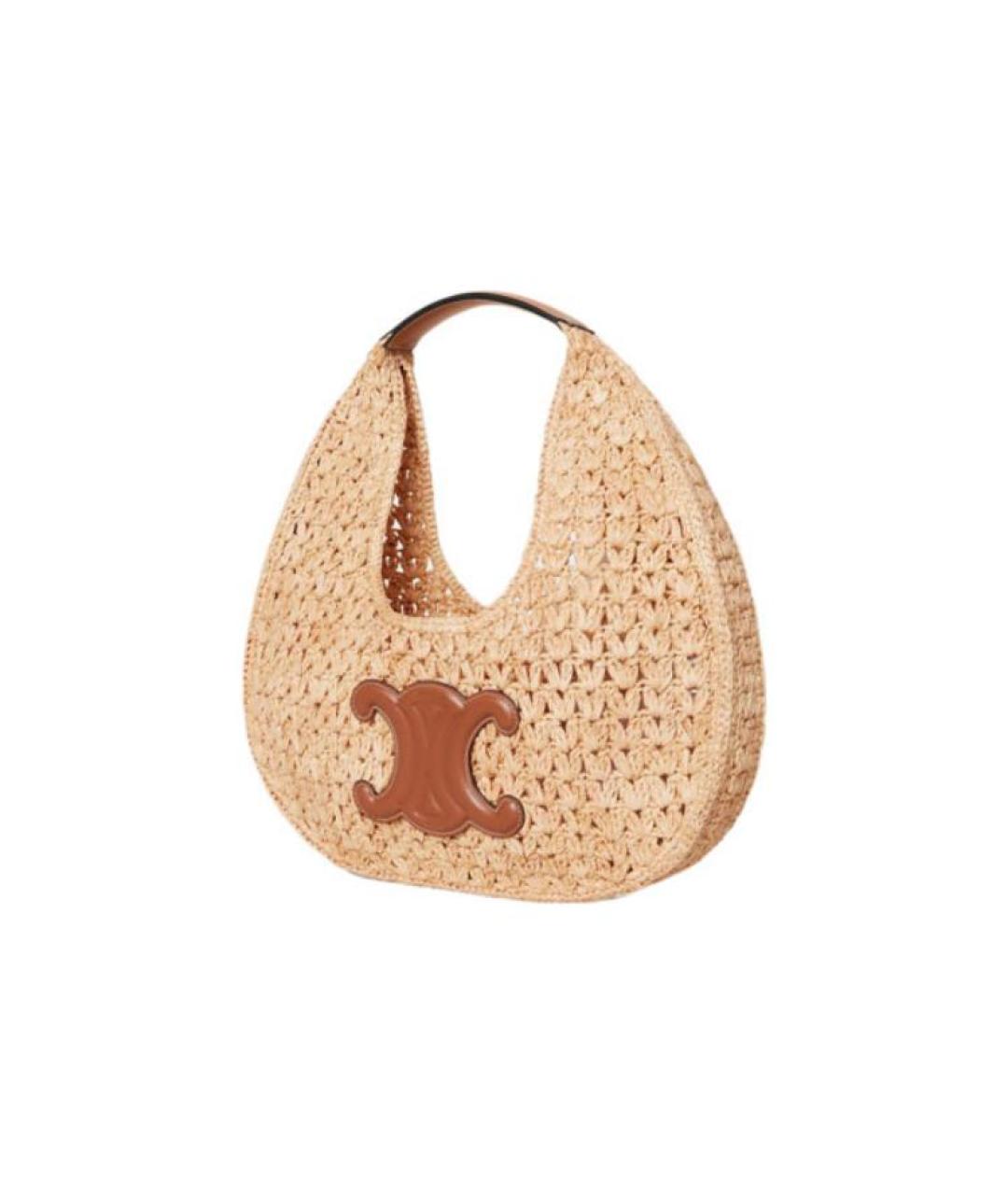 CELINE Бежевая сумка через плечо, фото 3