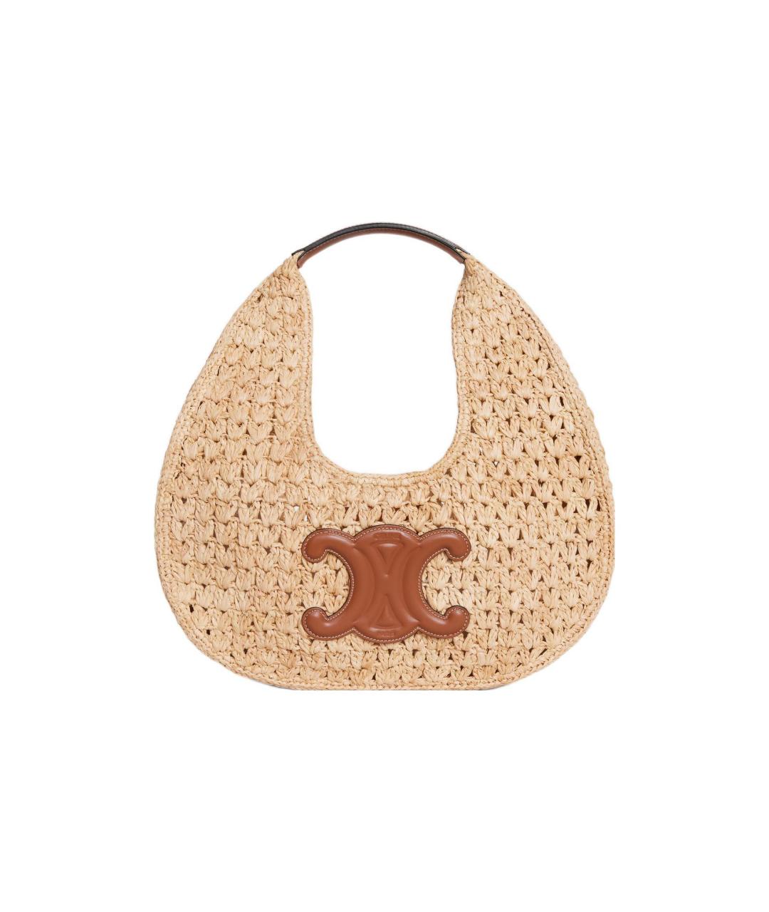 CELINE Бежевая сумка через плечо, фото 1