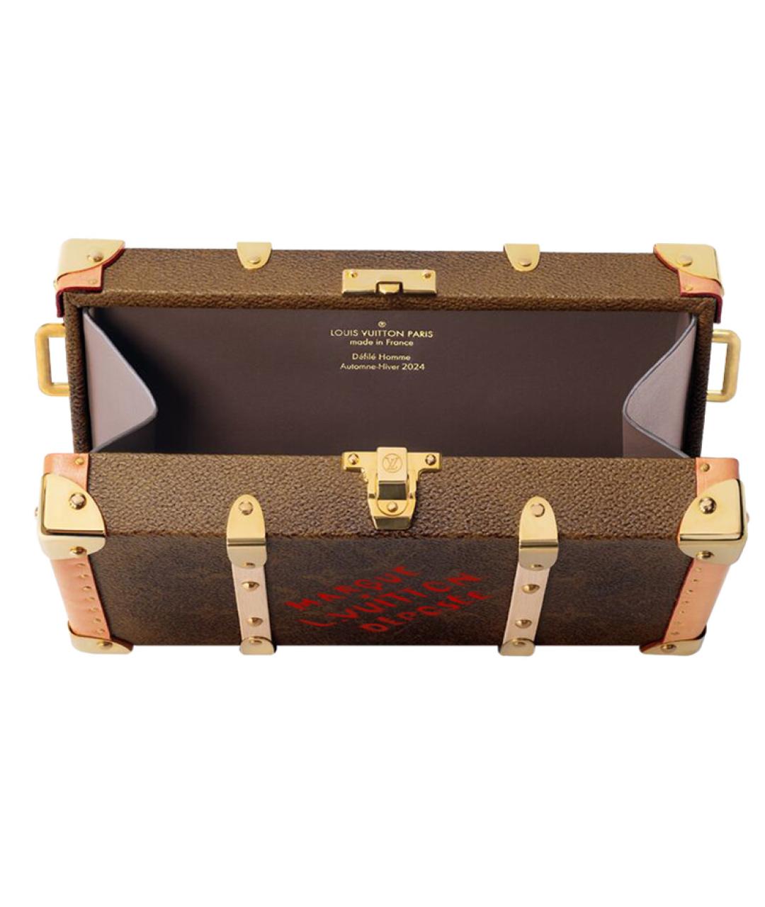 LOUIS VUITTON Коричневая сумка на плечо, фото 4