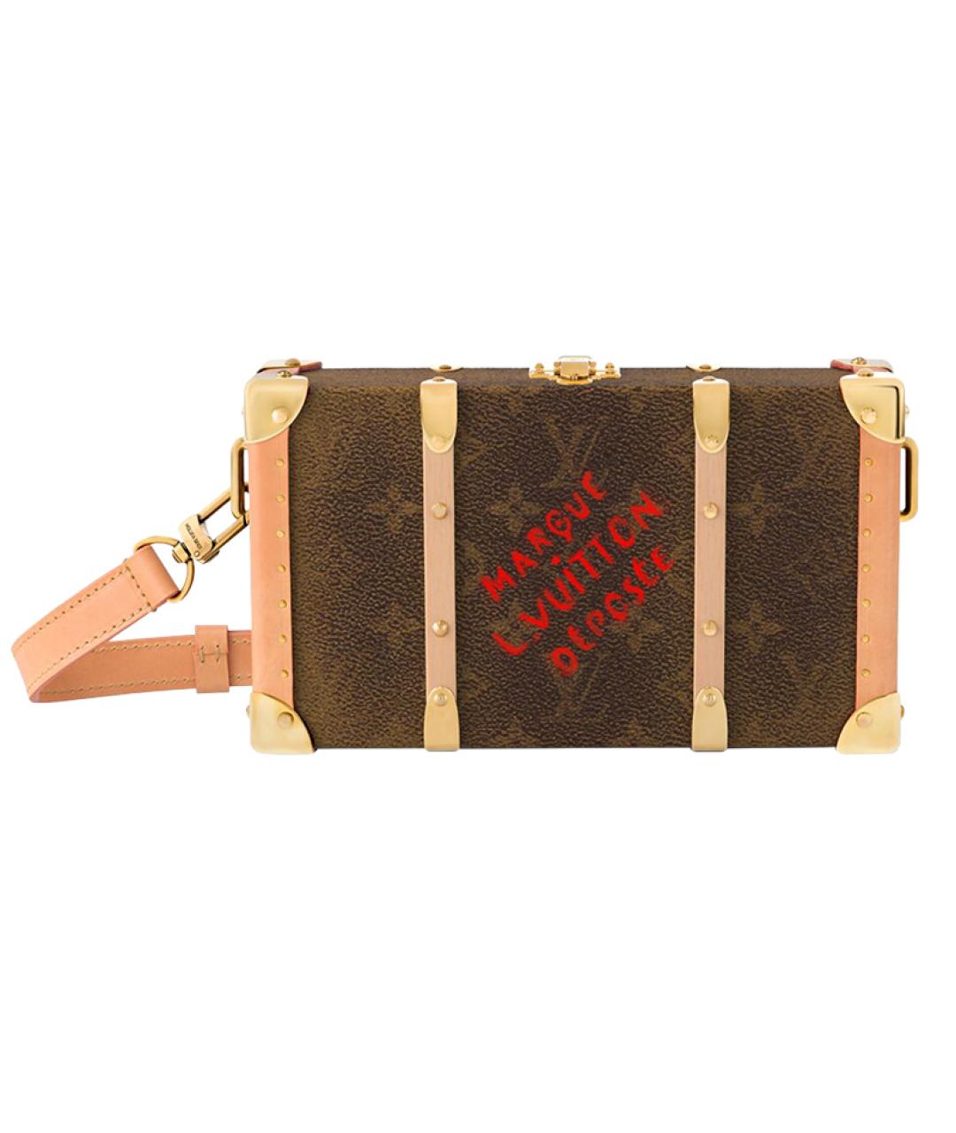 LOUIS VUITTON Коричневая сумка на плечо, фото 1