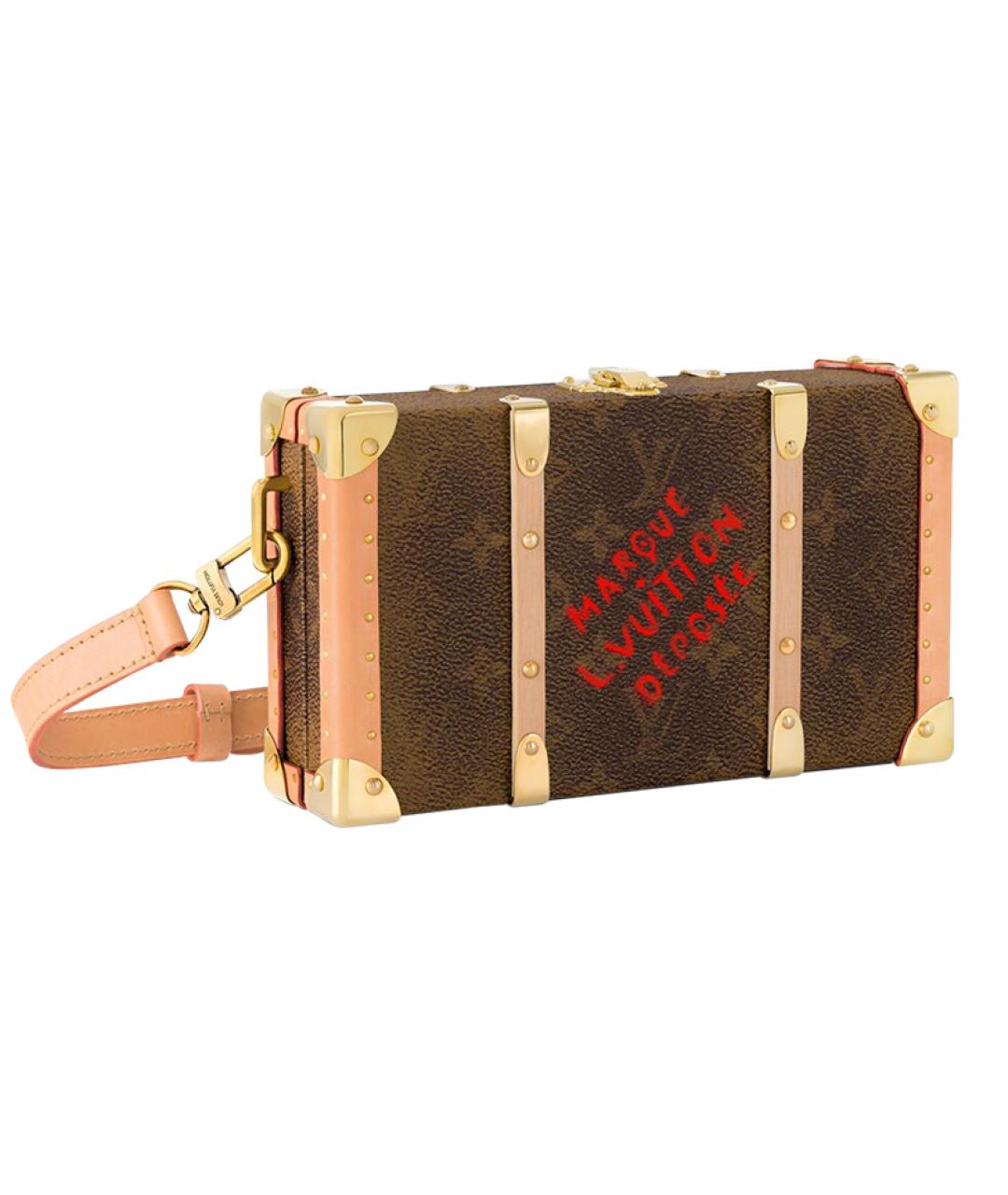 LOUIS VUITTON Коричневая сумка на плечо, фото 2