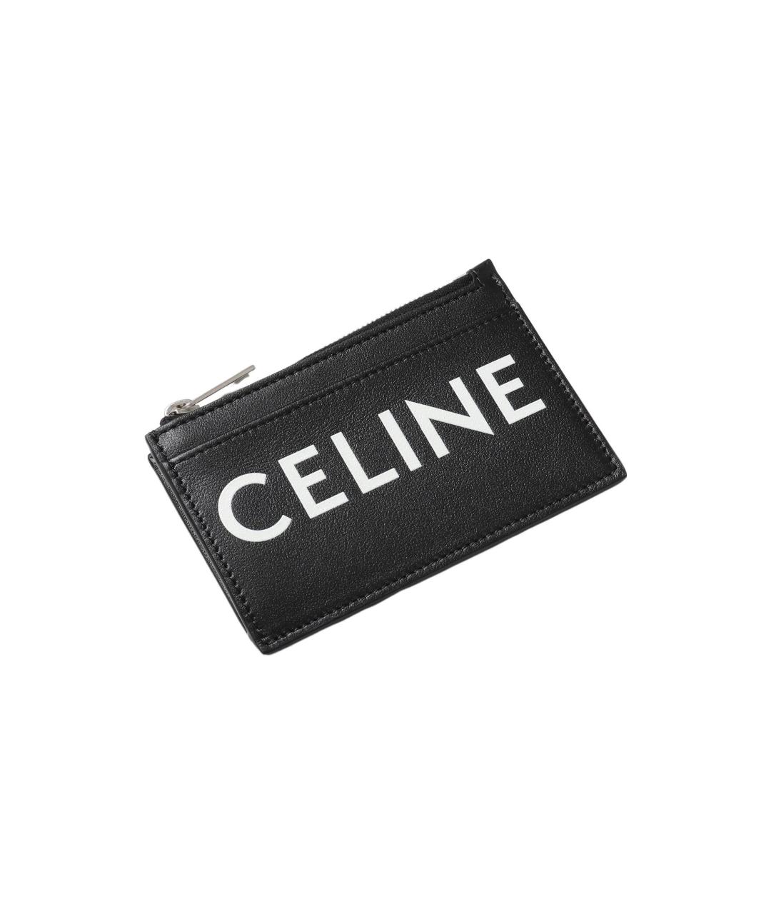 CELINE Черный кожаный кардхолдер, фото 3