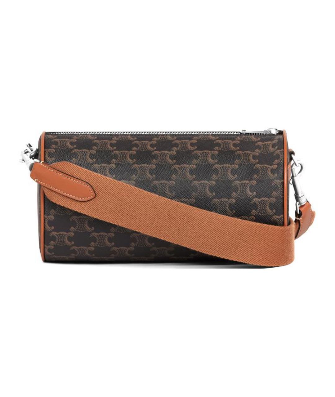 CELINE Коричневая сумка через плечо, фото 3