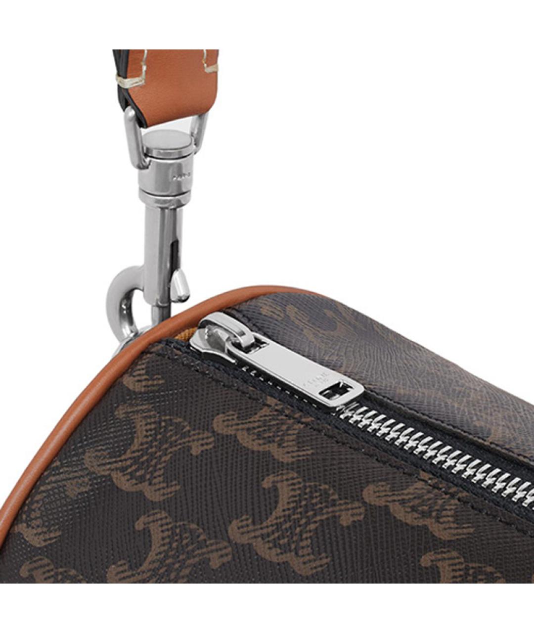 CELINE Коричневая сумка через плечо, фото 5