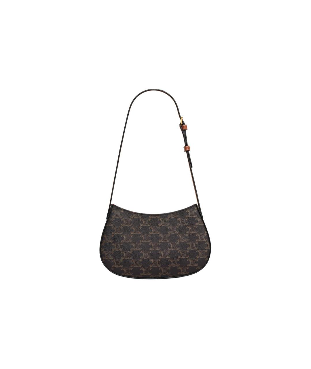 CELINE Коричневая сумка через плечо, фото 3