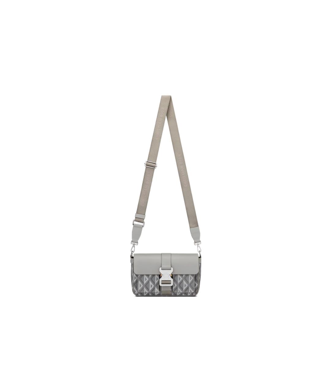 CHRISTIAN DIOR Серая сумка на плечо, фото 5