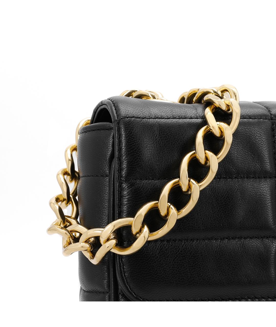 CELINE Черная кожаная сумка через плечо, фото 7