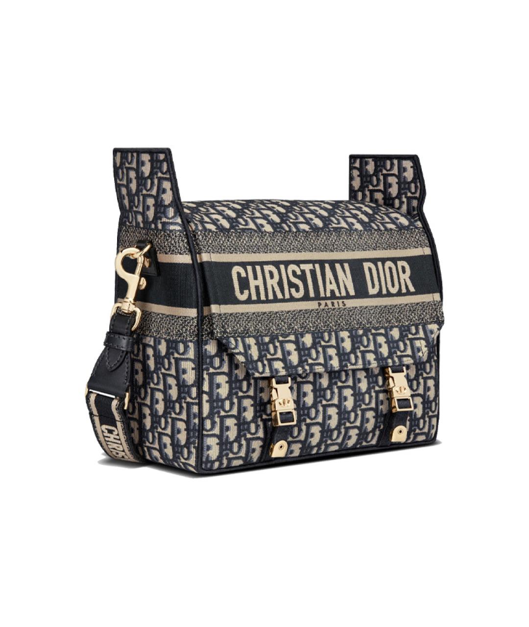 CHRISTIAN DIOR Темно-синяя сумка через плечо, фото 3