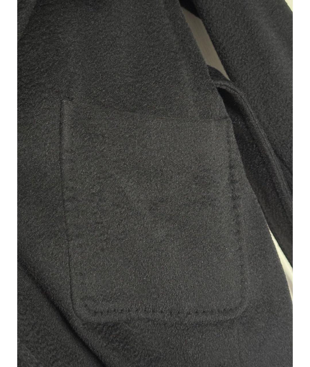 MAX MARA Черное шерстяное пальто, фото 6