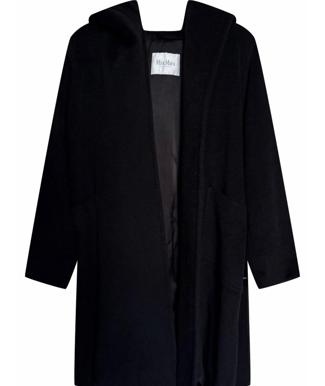 MAX MARA Черное шерстяное пальто, фото 1