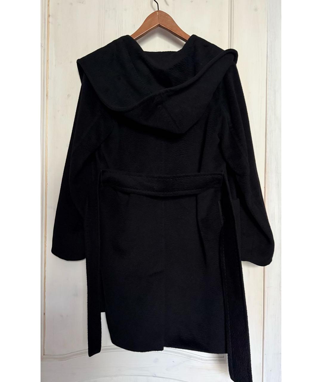 MAX MARA Черное шерстяное пальто, фото 2