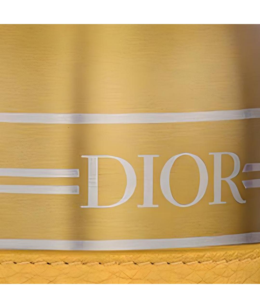 CHRISTIAN DIOR Золотая сумка через плечо, фото 5
