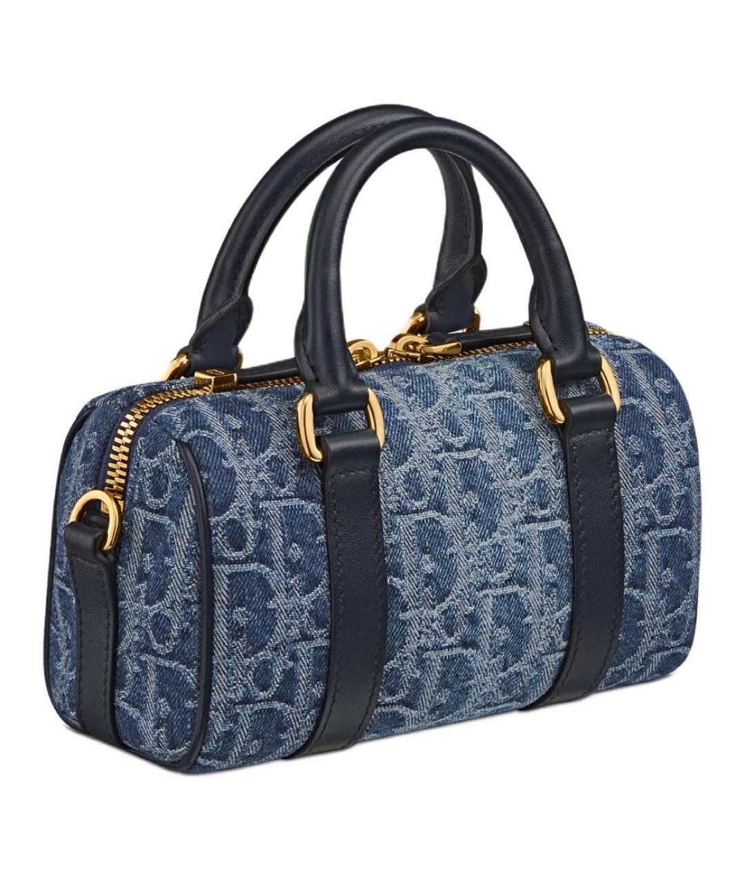 CHRISTIAN DIOR Синяя сумка через плечо, фото 2