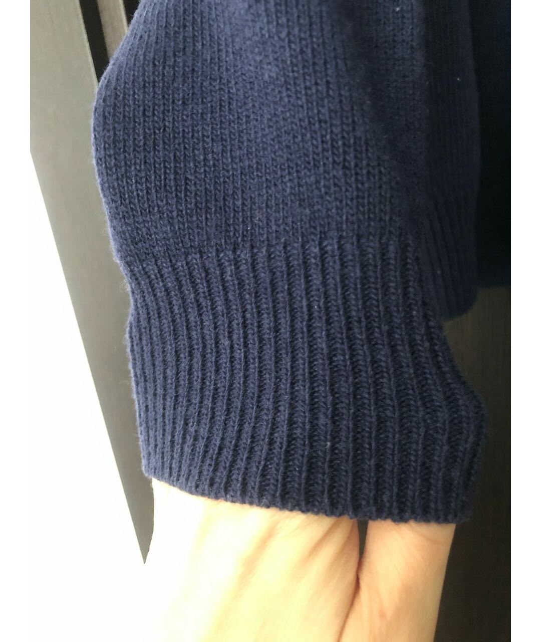 GUCCI Темно-синий шерстяной джемпер / свитер, фото 6