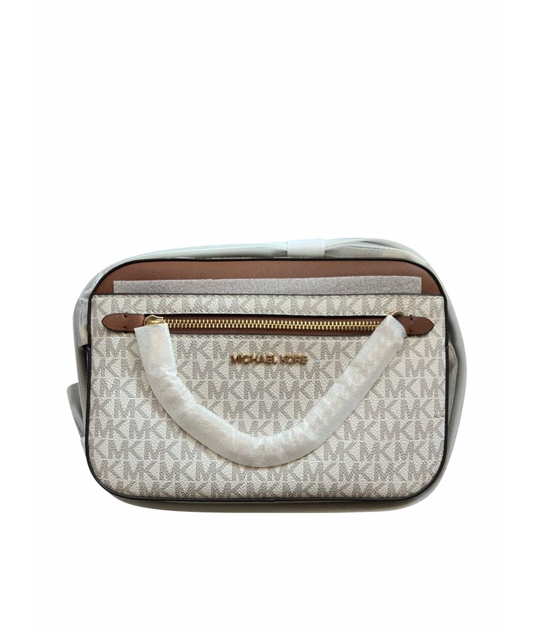 MICHAEL KORS Бежевая сумка через плечо, фото 1