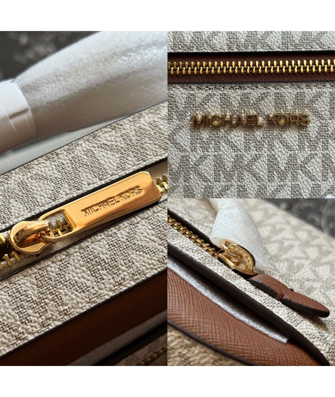 MICHAEL KORS Бежевая сумка через плечо, фото 5