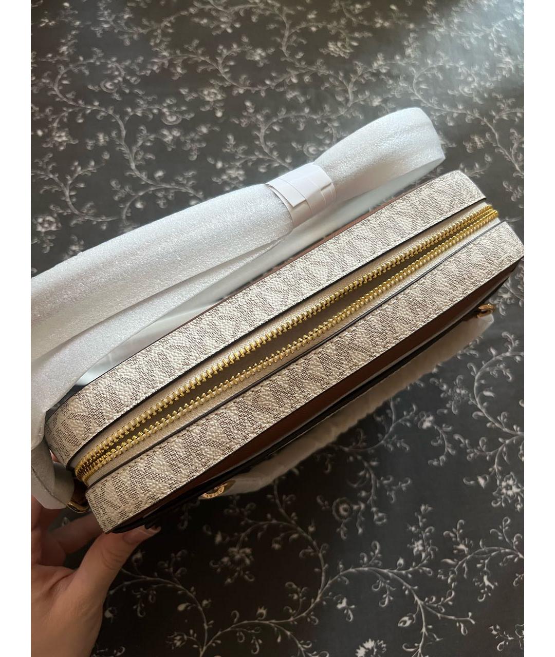 MICHAEL KORS Бежевая сумка через плечо, фото 3