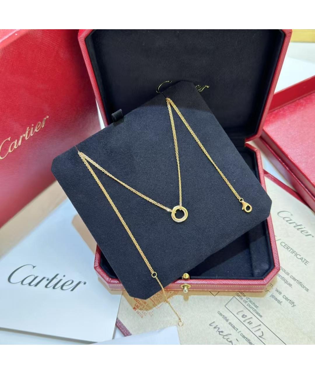 CARTIER Золотое колье из белого золота, фото 9