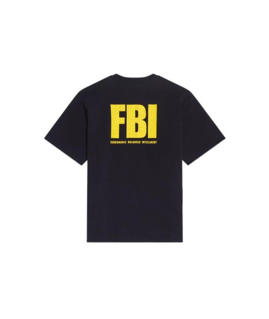 BALENCIAGA Черная футболка, фото 2