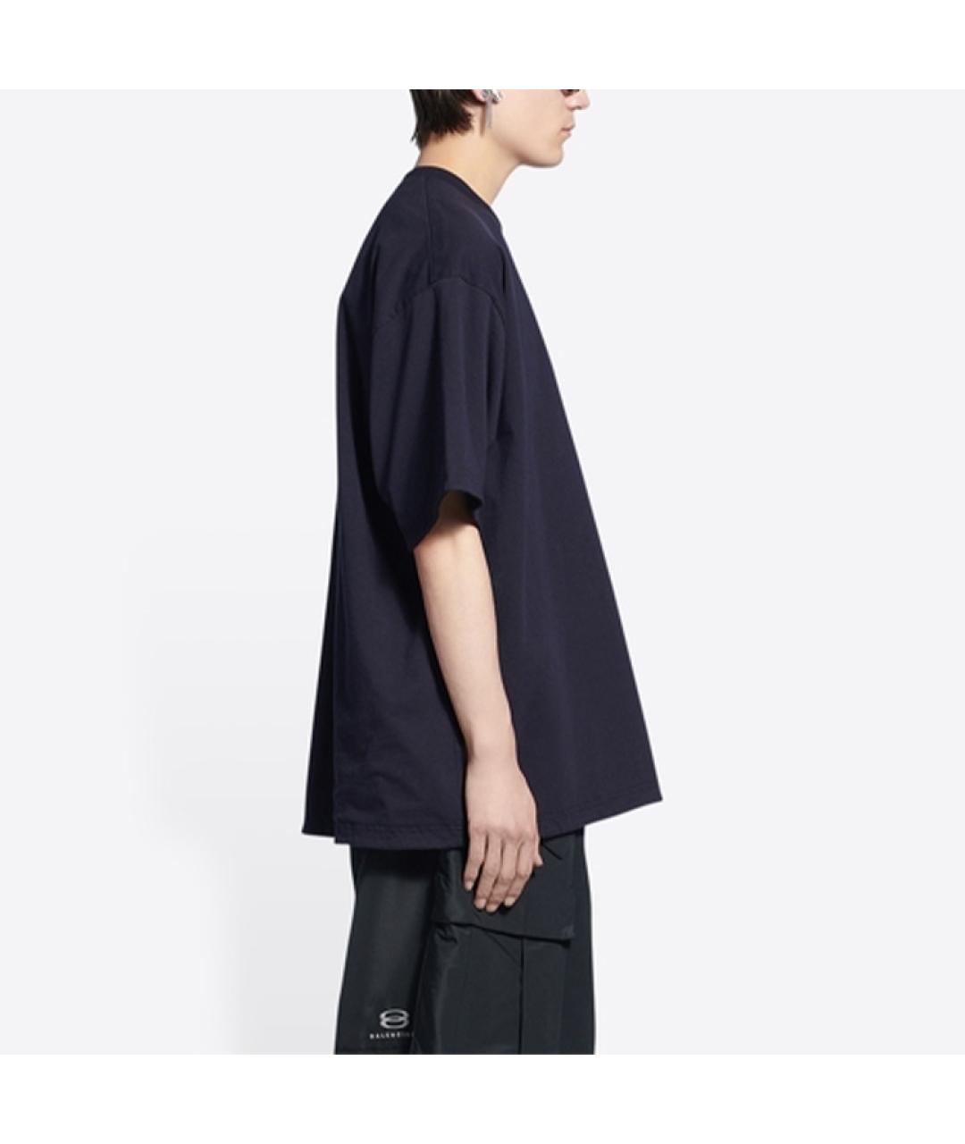 BALENCIAGA Черная футболка, фото 6