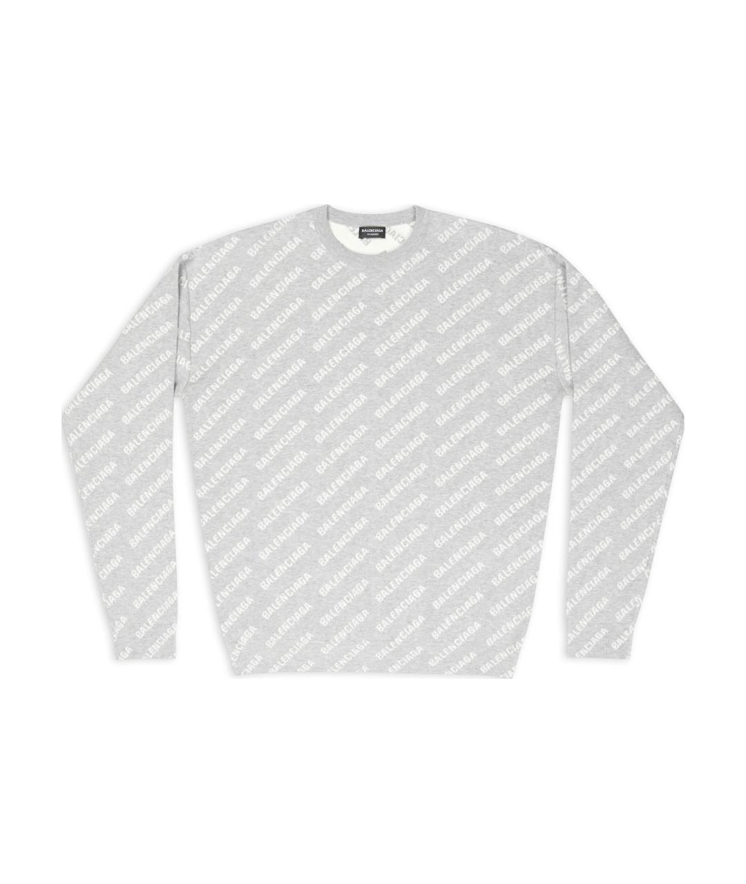 BALENCIAGA Серый джемпер / свитер, фото 1