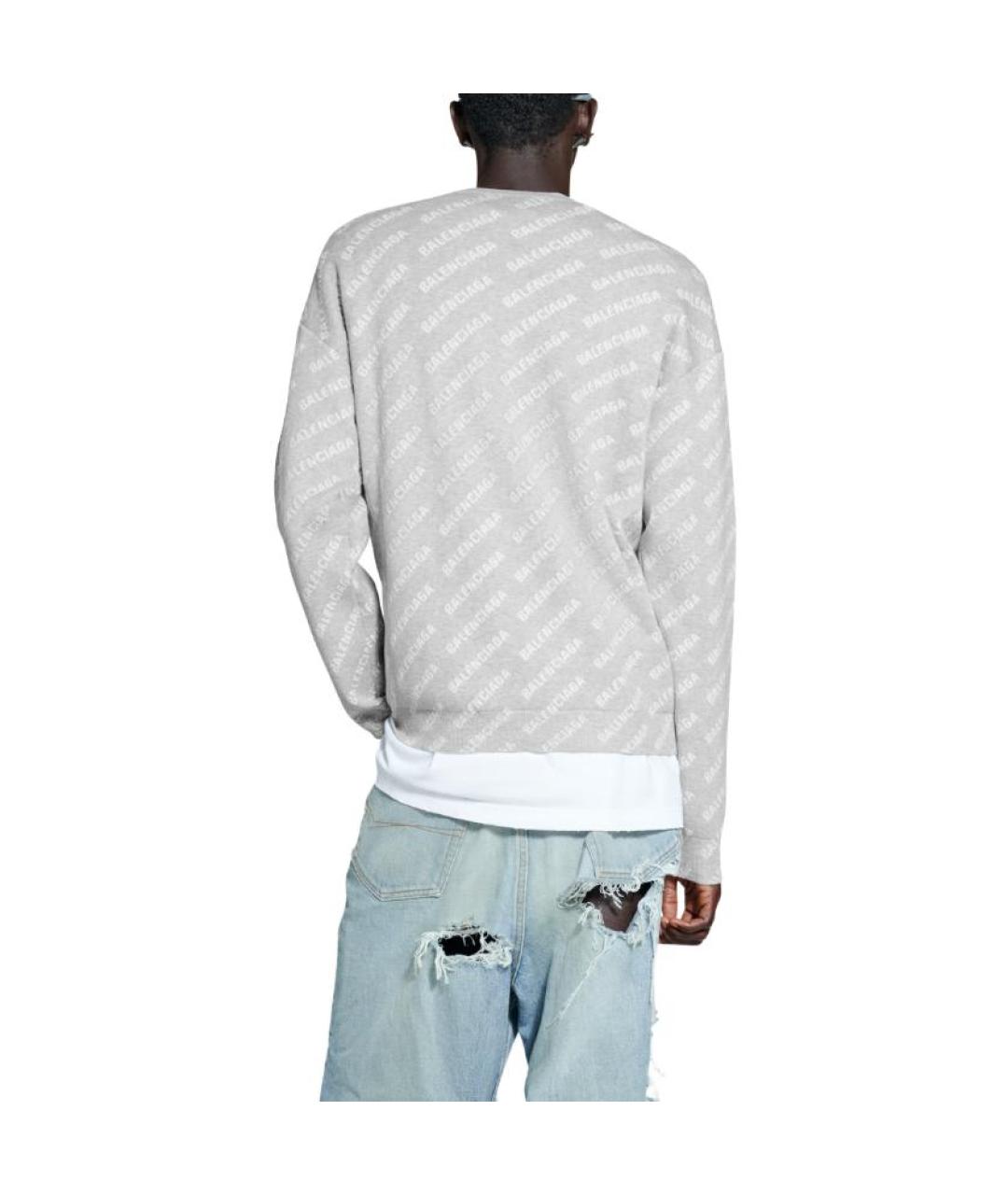 BALENCIAGA Серый джемпер / свитер, фото 3