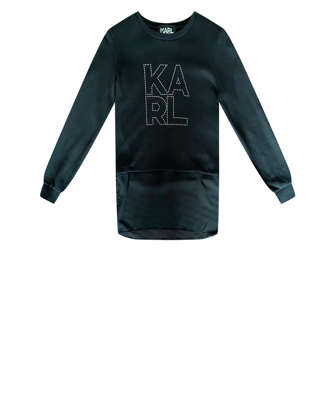 KARL LAGERFELD Черный хлопковый джемпер / свитер, фото 1