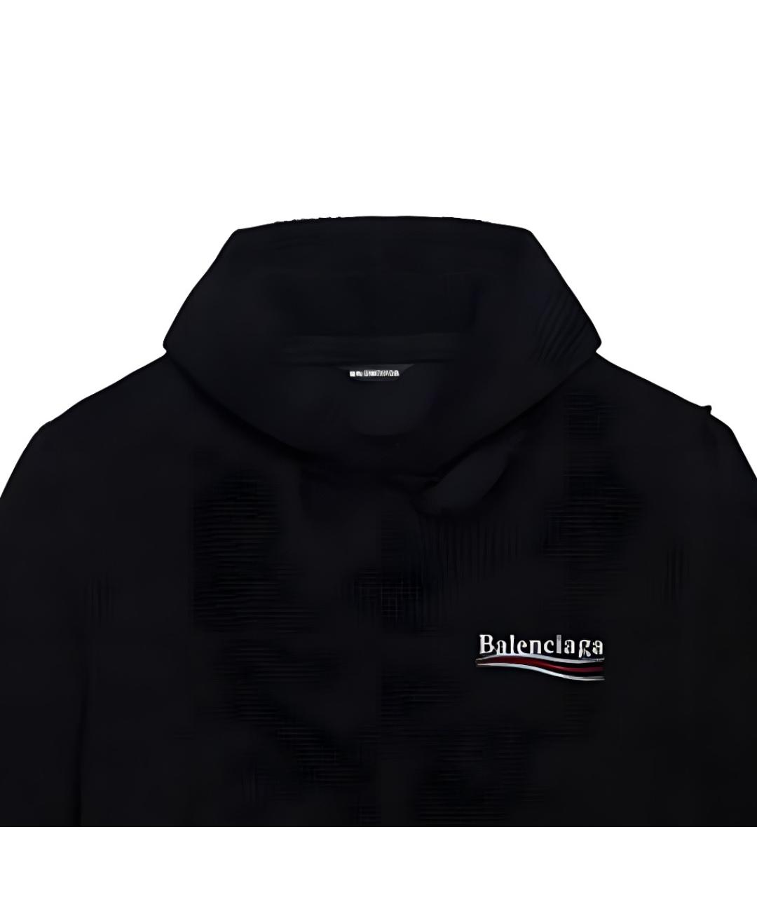 BALENCIAGA Черный кашемировый джемпер / свитер, фото 7