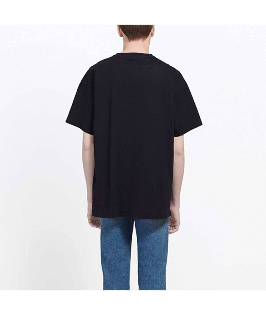 BALENCIAGA Черная футболка, фото 3