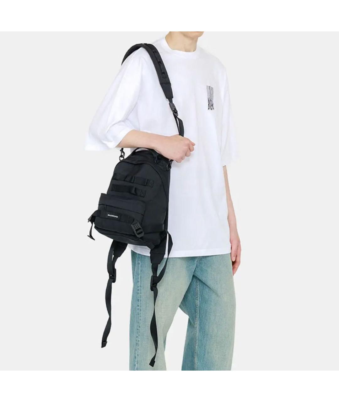 BALENCIAGA Белая хлопковая футболка, фото 4