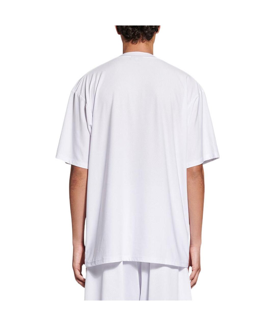 BALENCIAGA Белая футболка, фото 3