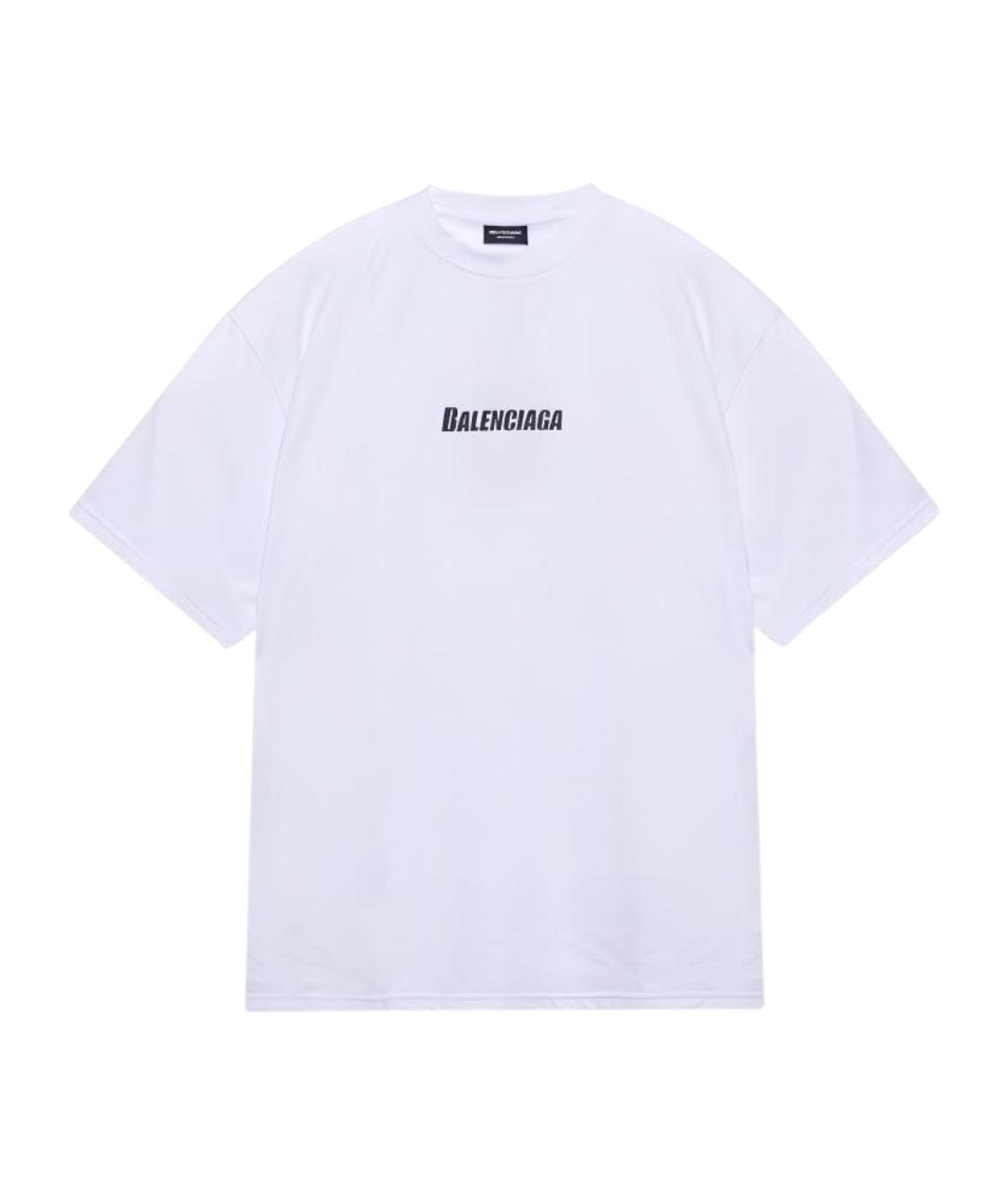 BALENCIAGA Белая футболка, фото 1