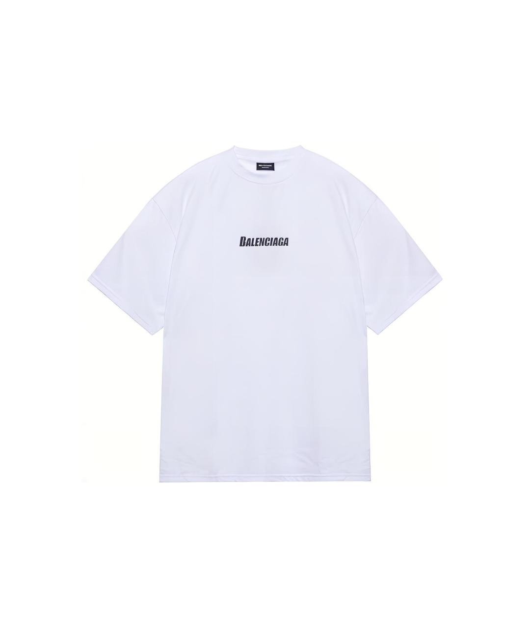 BALENCIAGA Белая футболка, фото 6