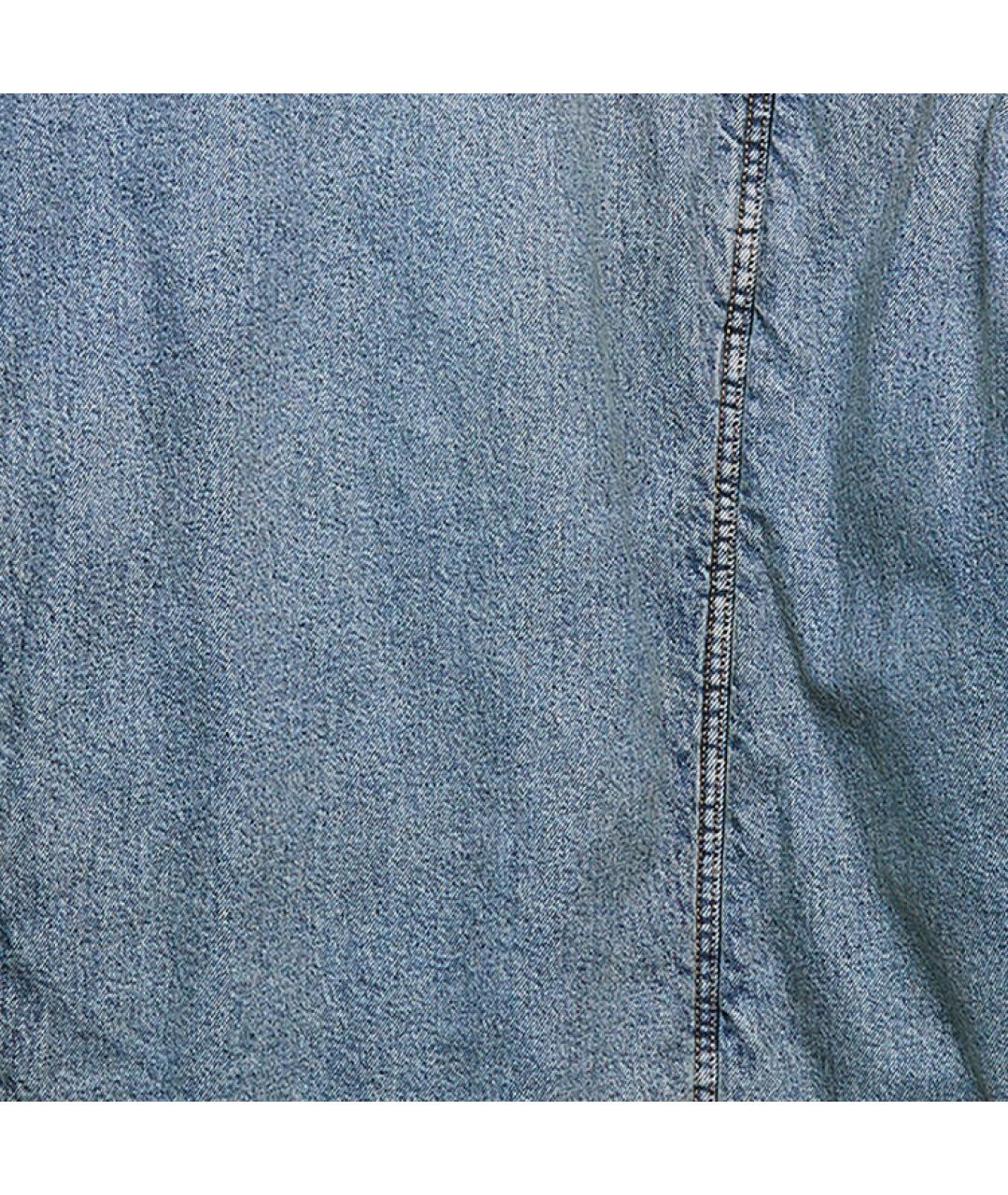 BALENCIAGA Синяя деним куртка, фото 5