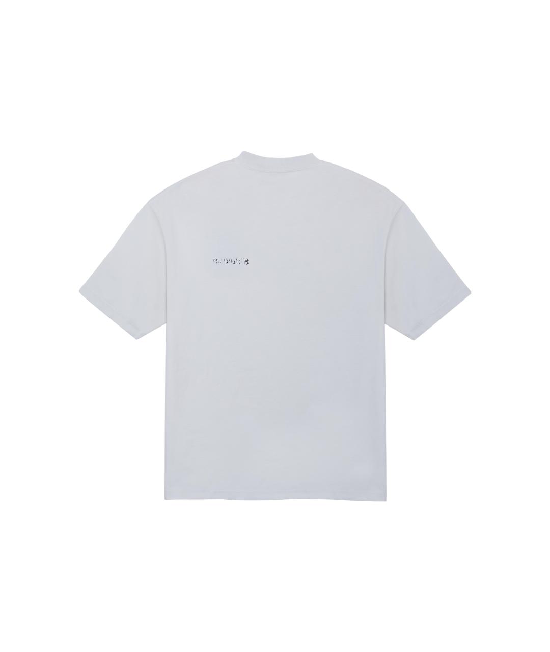 BALENCIAGA Белая хлопковая футболка, фото 2