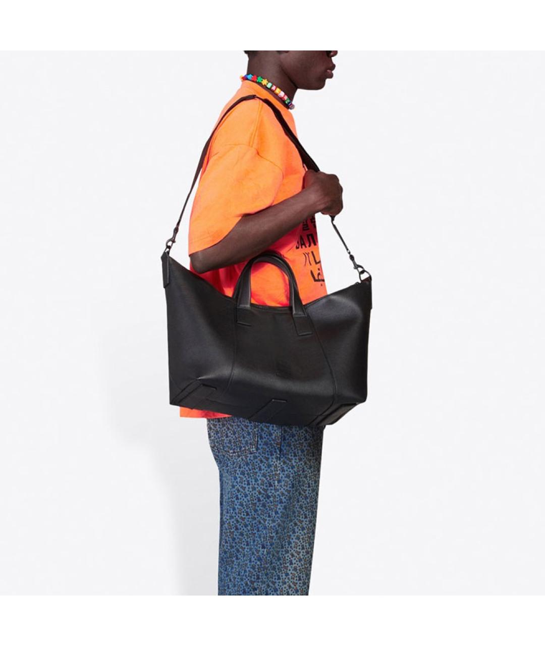 BALENCIAGA Оранжевая хлопковая футболка, фото 5