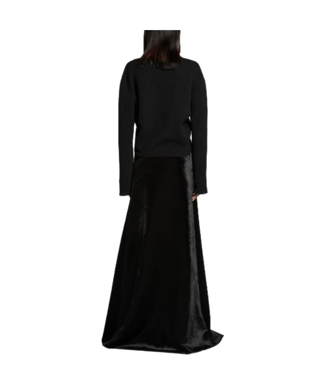 BALENCIAGA Черный кашемировый джемпер / свитер, фото 5