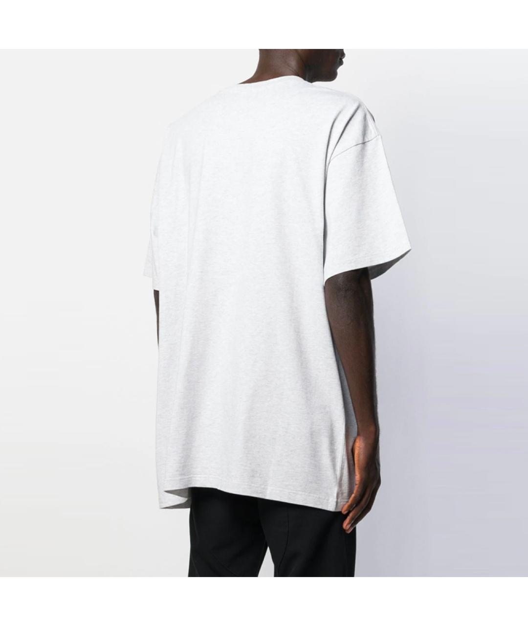 BALENCIAGA Белая хлопковая футболка, фото 3