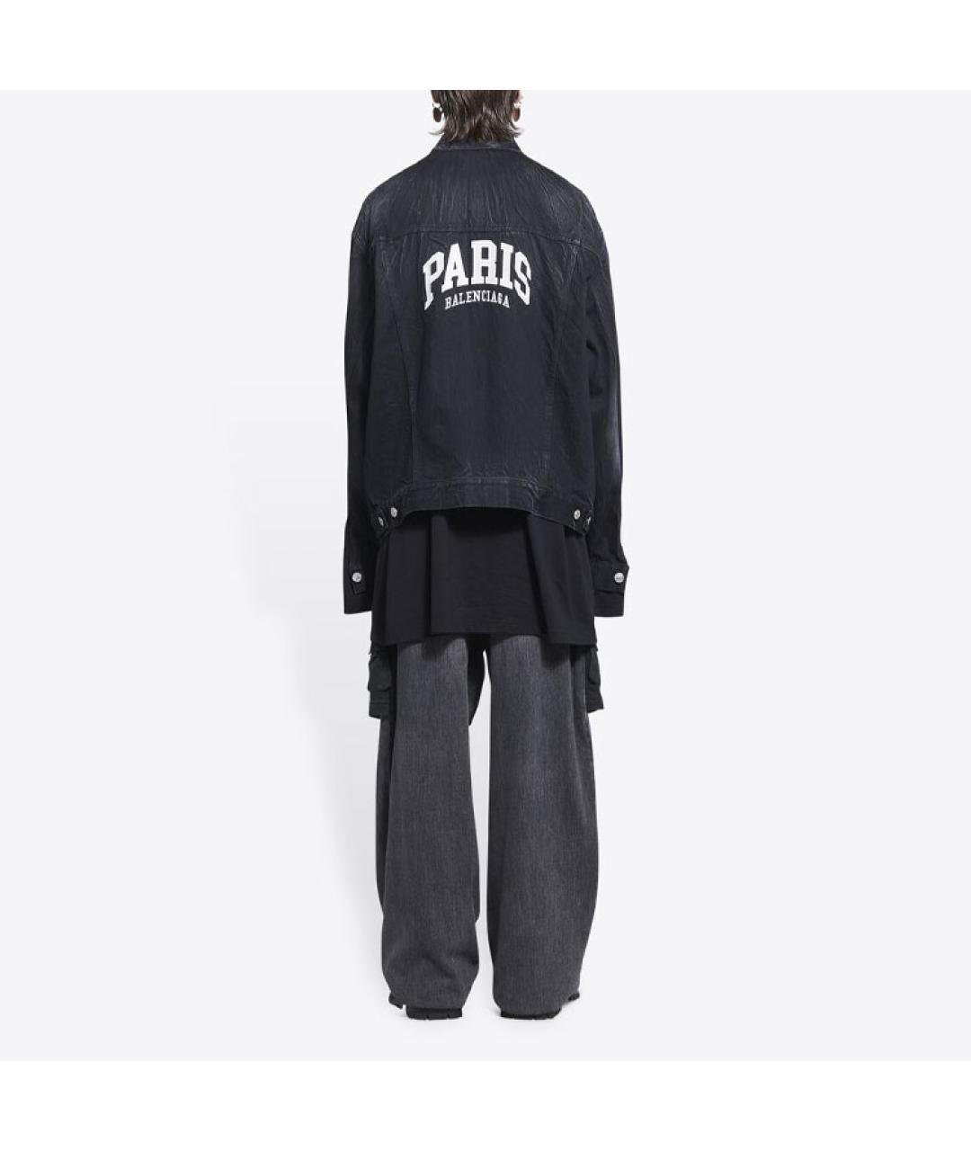 BALENCIAGA Черная куртка, фото 4