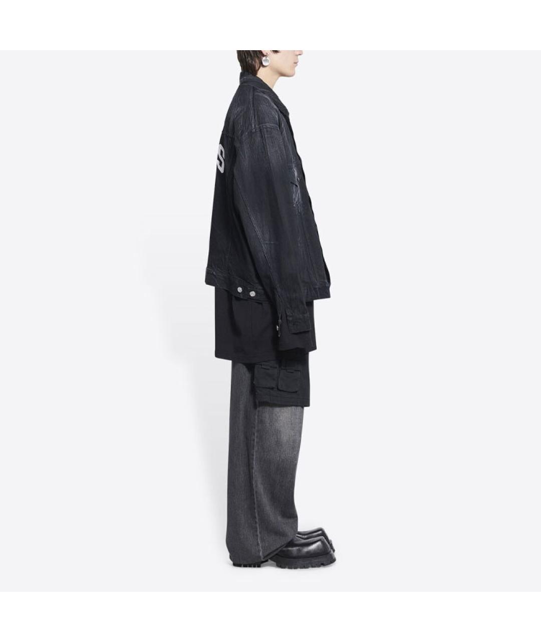 BALENCIAGA Черная куртка, фото 5