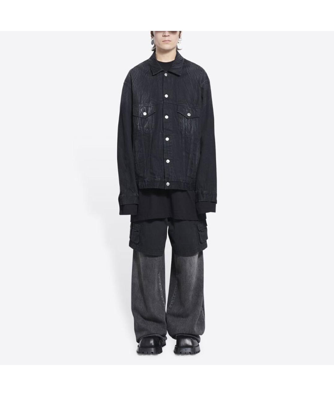 BALENCIAGA Черная куртка, фото 3
