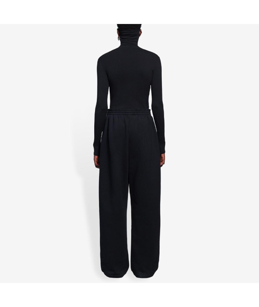 BALENCIAGA Черный кашемировый джемпер / свитер, фото 3